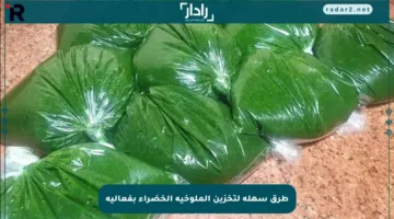 طرق سهلة لتخزين الملوخية الخضراء بفعالية